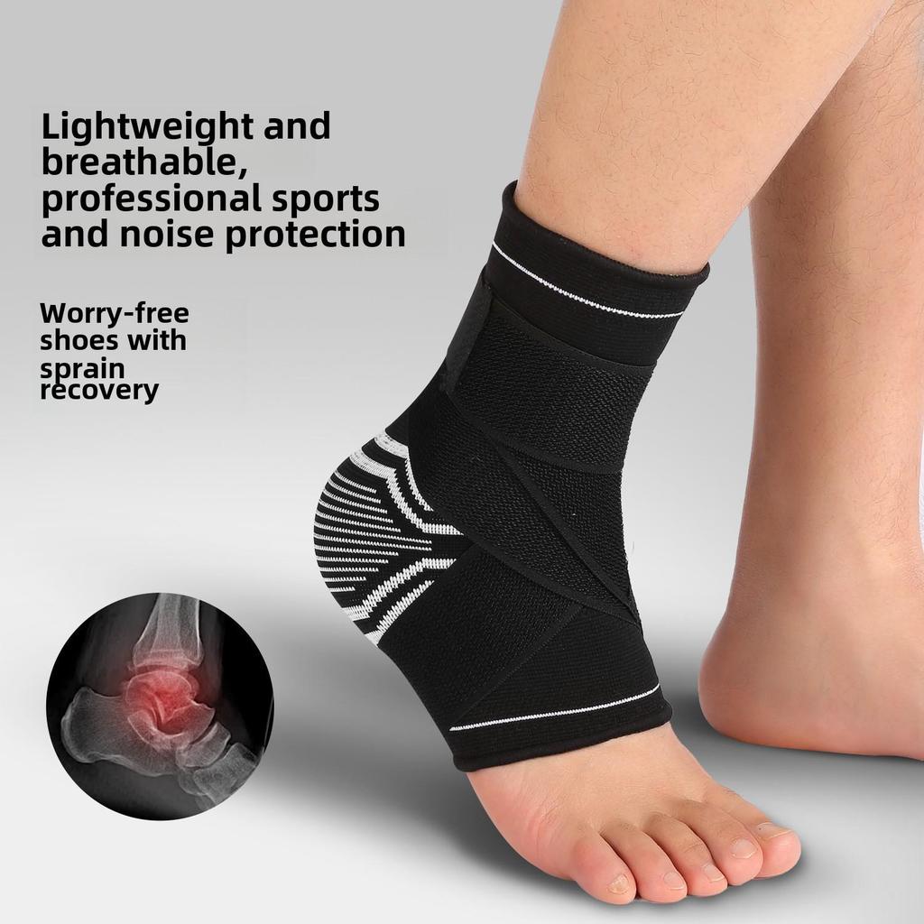 Ankle Guard Sports Protective Straps: Non-Slip Ankle Support for Basketball, Cycling, and Fitness to Prevent Sprains.
