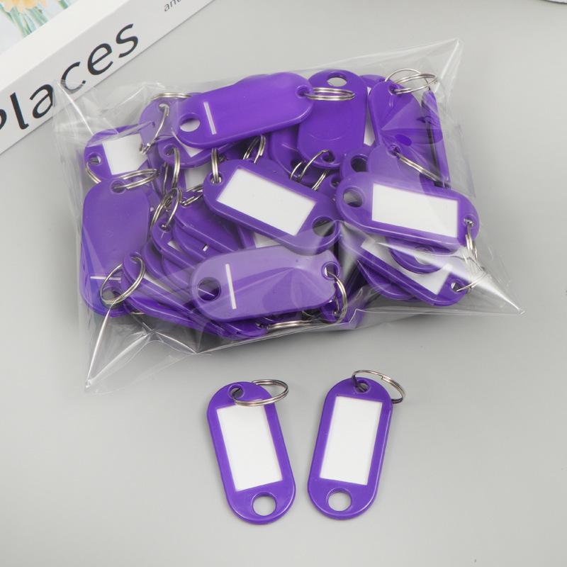 Keychain Labeling Ring: Easily Identify and Organize Keys with Numbered and Labeled Stickers for Quick Access and Classification.