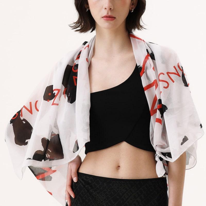 ONSZ brush stroke and logo scarf