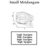New Indian Musical Small Mridanga Khol Green Fiber Baby Mridangam