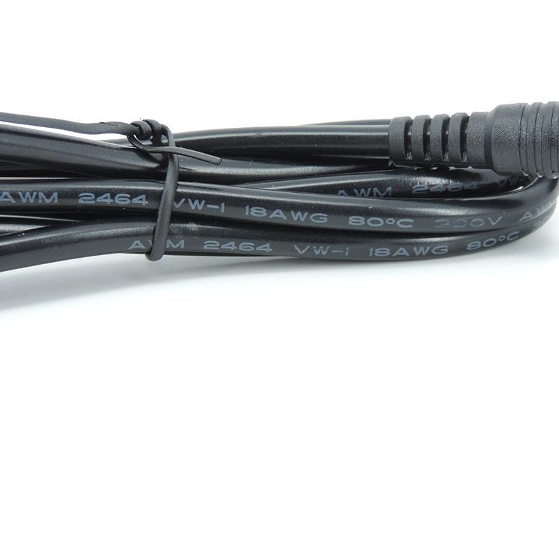 DC Female To Male Plug Extension Connector Cable 0.5/1.5m/2M/3/5m/10m 2.1mmx5.5mm  for 12V Power Adapter Cord CCTV Camera Strip