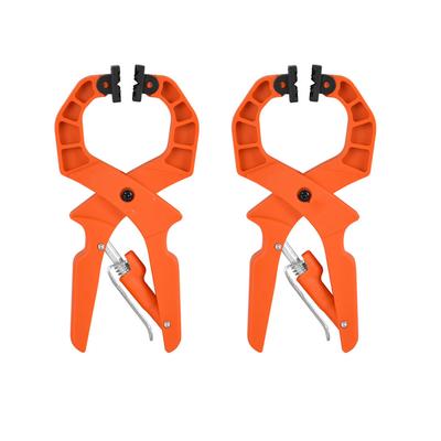 2pcs Woodworking Spring Clamps Strong Clamping A Shape Quick Release Adjustable Ratcheting Spring Clamp for Carpentry