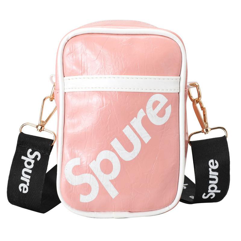 

Trendy Japanese Style Children s Bag With Fashionable Letter Print For Girls рожевий