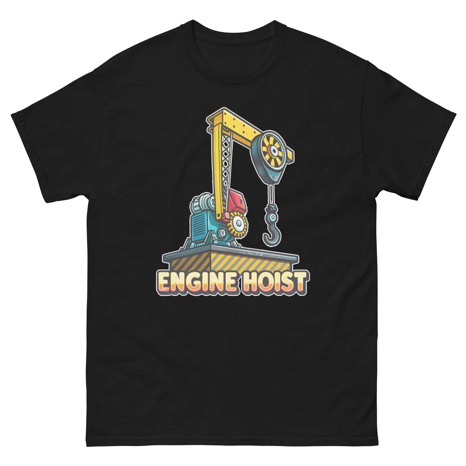 

Engine Hoist Workplace Tool Tools Construction Working T-Shirt S