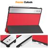 Husă din piele anti-cădere pentru Lenovo Yoga Tab Plus, cu suport, pentru tabletă