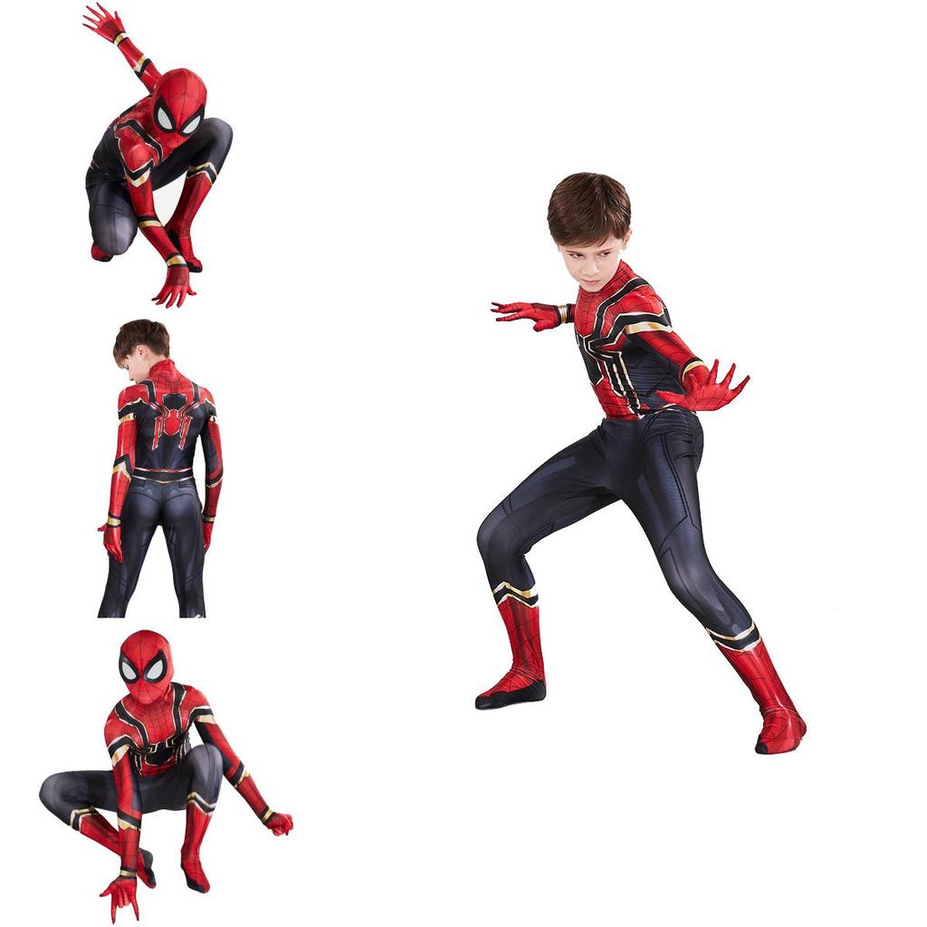 Breathable Lightweight Iron Spiderman Suit Superhero Costume Perfect For Cosplay
