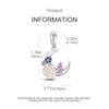 Charm-Perlen-Komponenten Plata Leuchtender Schmetterling Blume Mond Anhänger Perlen-Komponenten Kompatibel mit Authentischen Original-Armbändern Charm-Perlen-Komponenten