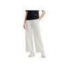 FILA White Series Simple Versatile Comfortable Woven Wide Leg Casual Pants Women bottoms Cloud-White F11W523801F-WT