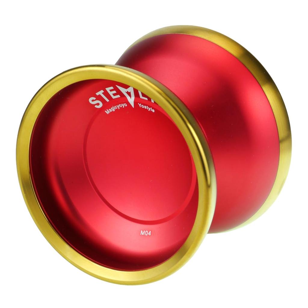 Bimetal Spin Gear Stealth Bind Exclusive Model x Gold Yo-Yo (Red Rim)