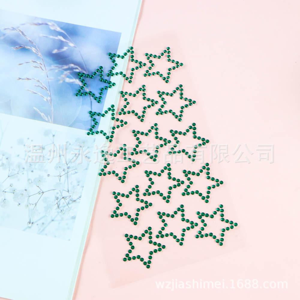 Hollow Star Kids' DIY Photo Album Acrylic Rhinestone Stickers