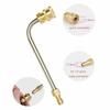 Full metal bent rod, 1/4 quick connect, 90 °/30 °/U-shaped cleaning rod, used for car and air conditioning cleaning