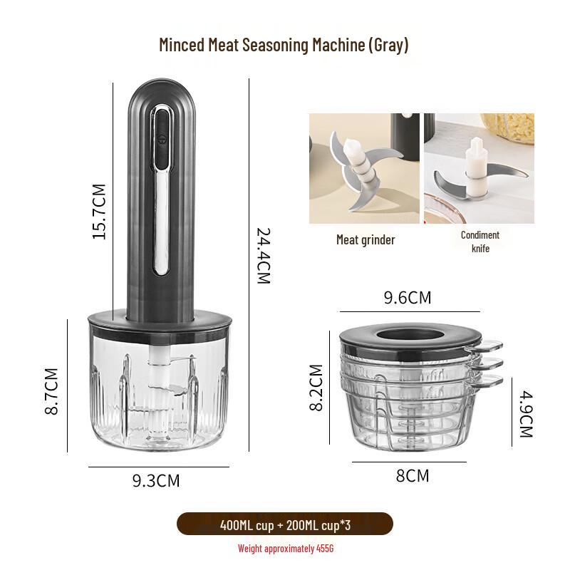 Wireless USB Electric Mini Food Processor