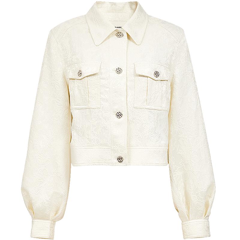 

VEROMODA Женская короткая куртка с текстурой и рукавами-фонариками L