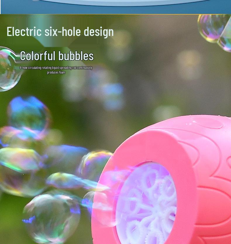 Electric Cartoon Rabbit Bubble Blowing Toy for Kids
