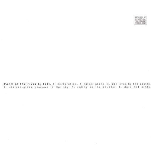 

CD FELT - Poem Of The River CRECD0170 Creation Record UK Rock Used