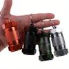 1PC Waterproof Sealed Aluminum Alloy Can Pill Medicine Storage Bottle Keychain Outdoor Emergency Medicine Storage Bottle