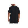 Under Armour UA Camo Chest Stripe Logo Crew Neck T-Shirt Men Tops Black 1370519-001
