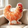Kat Hond Kop Kip Pluche Speelgoed 3D Pop Leuke Kip Knuffeldier Voor Kinderen En Meisjes