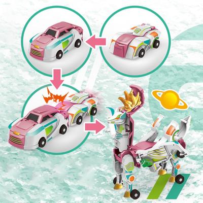 Yousheng Transformable Flying Dragon Car Toy Collision Deformation Educational 2-In-1 Mini Transforming Dragon Vehicle Toy Toddlers Boys Girls Gift