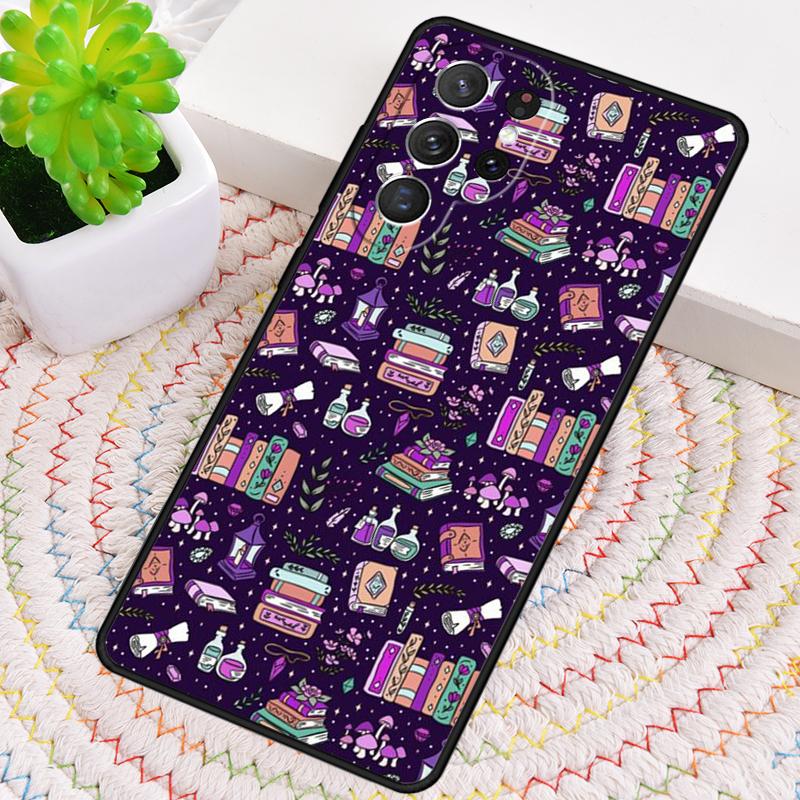 Library Bookish Silicone Phone Case For Samsung Galaxy Note 10 Pro S26 S25 S24 S23 S22 S21 Plus S25Ultra Capa Cover