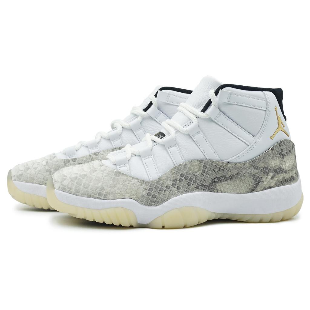 Jordan Air Jordan 11 High Top Vintage Basketball Shoes Men's White CT8012-170(Team108-)