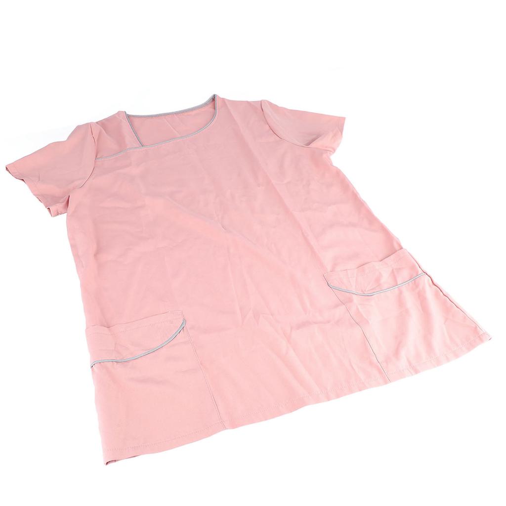 Chirurgická sestra Uniforma Top Krátký rukáv 2 kapsy Prodyšná Pohodlná pro nemocniční operační sál