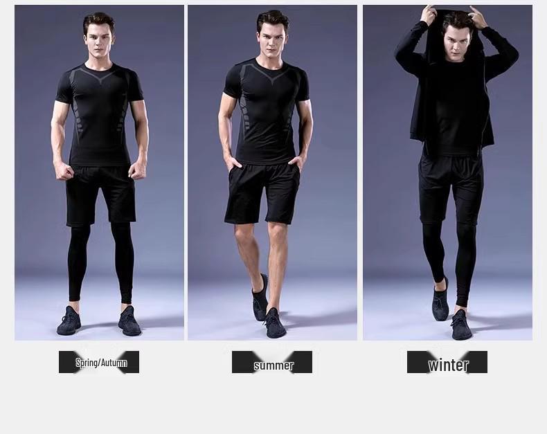 Autumn & Winter Quick-Dry Long-Sleeve Tights for Running & Fitness