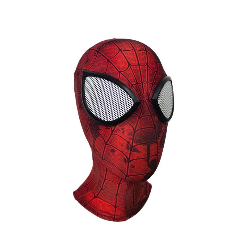 Erwachsenenmaske Spinnenkopfbedeckung Lustige Gesichtsmaske TikTok Live-Stream Requisite Albernes Kostüm Avengers Stil Party Cosplay Kapuze