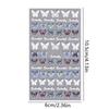 Nail Art Stickers Embossed Nail Decals Colorful Butterfly Nail Accessories for Self-adhesive Nail Decoration Ladies Nail Design