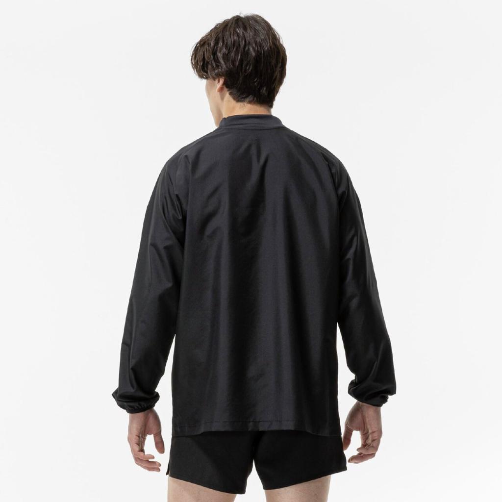 Volleyball wear N-XT long-sleeve training top V2MEC501 Unisex Black x Capri Breeze XL