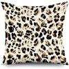 Home Decor Leopard Print Square Pillow Covers for Decor Pattern Cushion Cover Suitable for Sofa Bedroom Car Pillow Cover