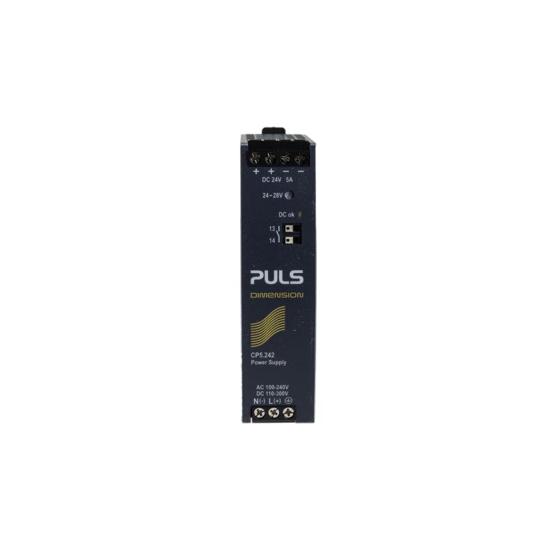 PULS CP5.242 Rail Power Supply, 24V 5A 120W, AC Input 100-240V