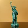 Ornament Unic Statuia Libertății de 12 inch cu Nuanță de Cupru pentru Cadouri și Petreceri