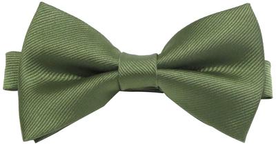 [GANJI] Bow Tie, Butterfly Design, Casual, 7cm Wide, Unisex, 30 Solid Colors, Made In Japan, 77BF (Leaf)