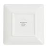 Wedgwood Official Wedding Gift Geo Platinum Square Wedding Gift for the Bride and Officially Imported Wrapping Tray, Pair, White, Tableware, Groom,