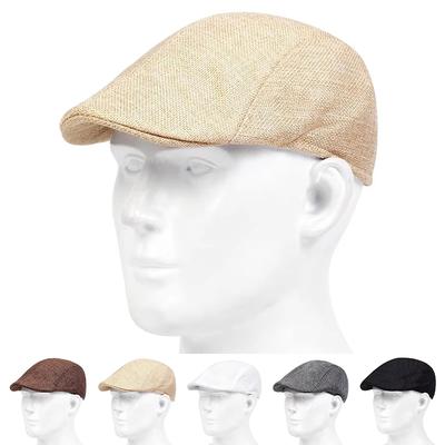 Cappelli Casette Lisci da Uomo Primavera ed Estate Outdoor Casual Cappelli da Golf Cappello Tendenza Street
