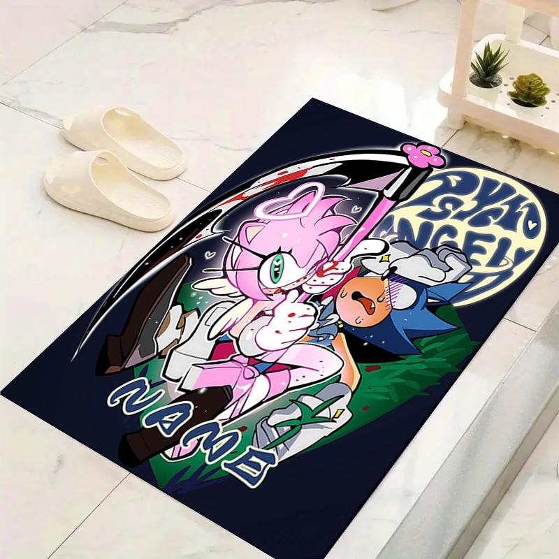 Custom 1Pc Sonic Adventure Heroic Journey Rug Office Carpet Indoor Outdoor Entrance Doormat Nonslip Soft And Comfortable Living Room D2915340