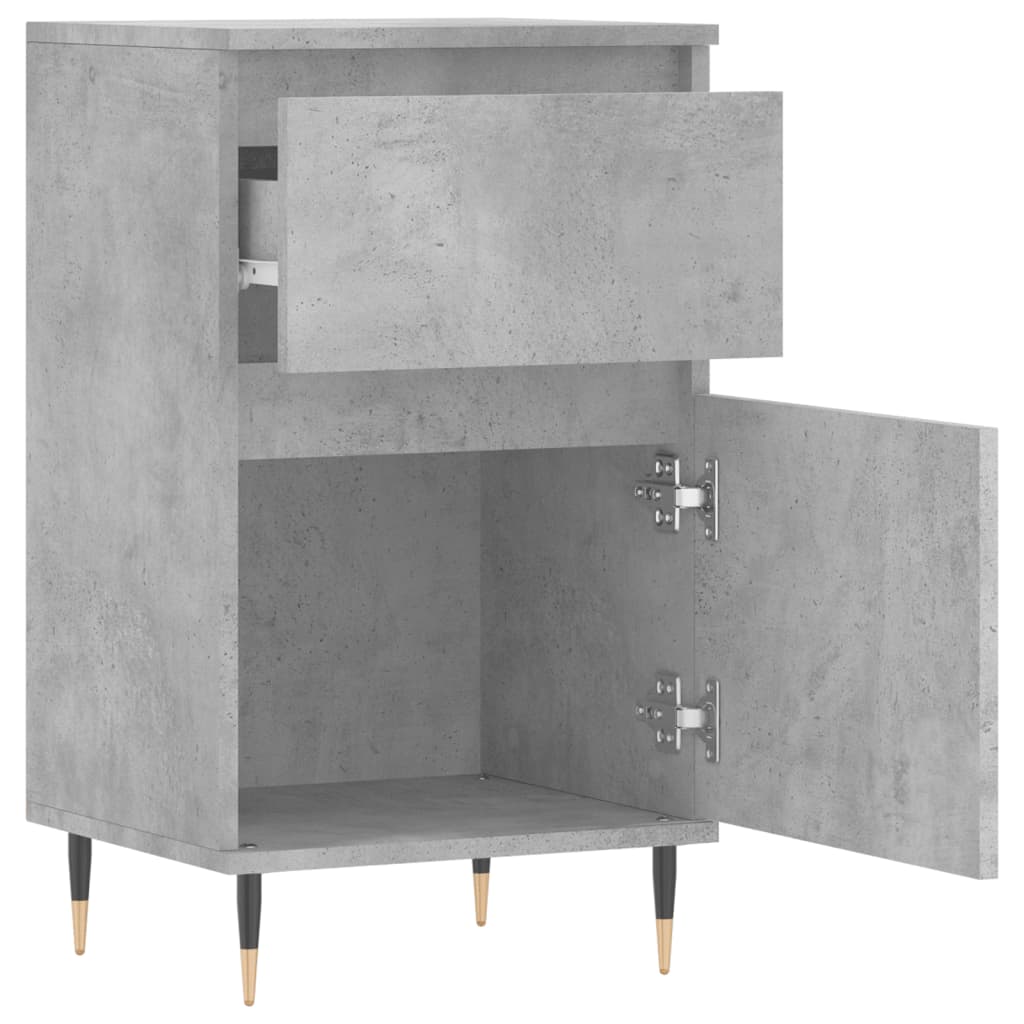 Sideboard Concrete Grey 40 x 35 x 70 cm Engineered Wood