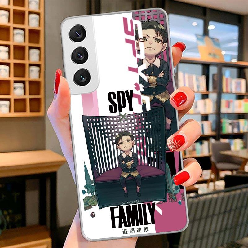 

Anime Spy Family Anya Cover Phone Case For Samsung Galaxy S26 S25 Edge S24 Ultra S23 S22 Plus S21 S20 FE Soft Fundas Shell Galax Samsung S21 Ultra