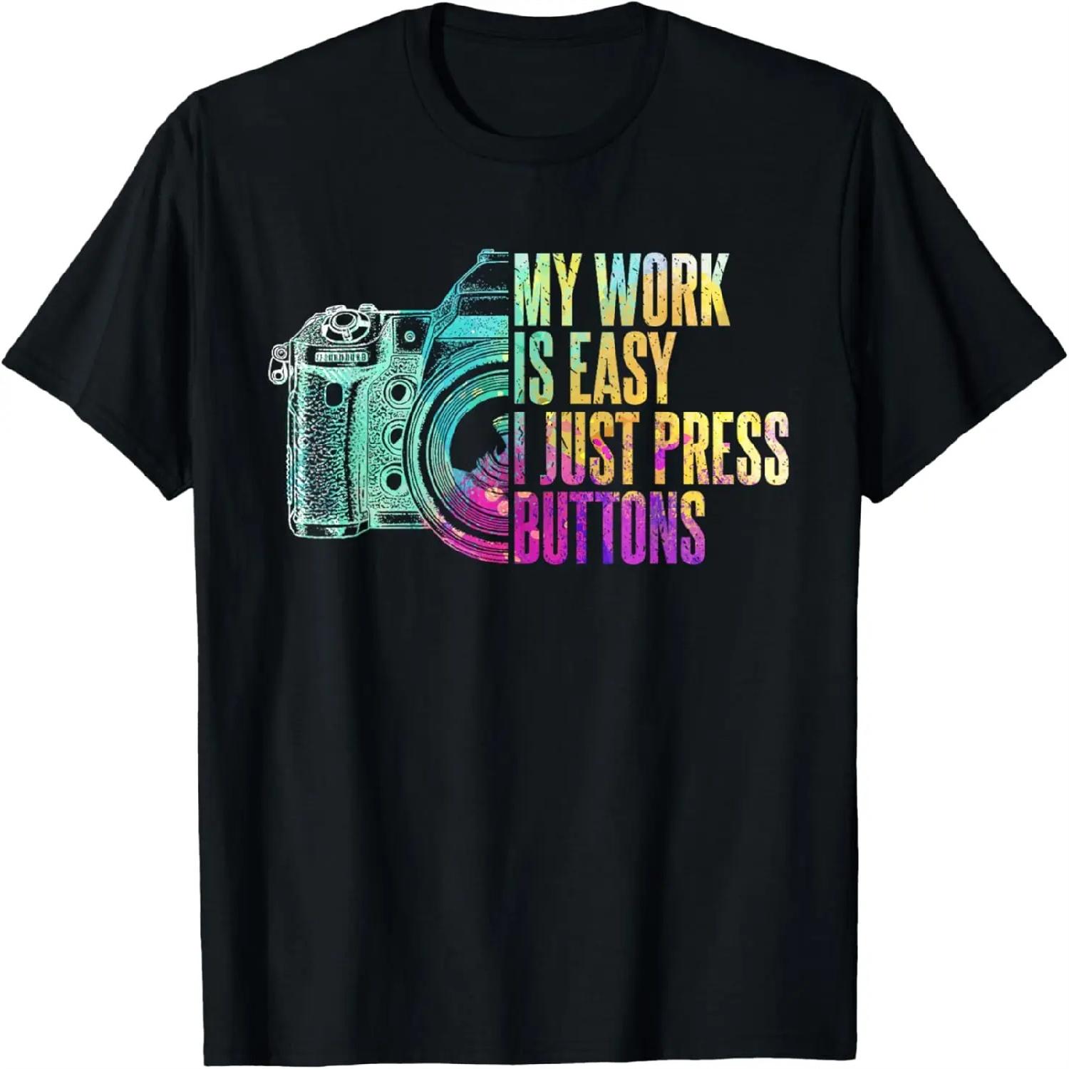 Photographer Gift for Photography Lover Aperture Camera Lens T-Shirt S