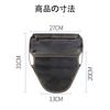 Motorcycle Seat Organizer Leather Seat Back Organizer Portable Easy Install in Seat Pocket Black