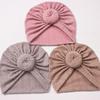 New Baby Boneless Hat, Children's Jacquard Cute Hat, Donut Fontanelle Protector, Baby Tip