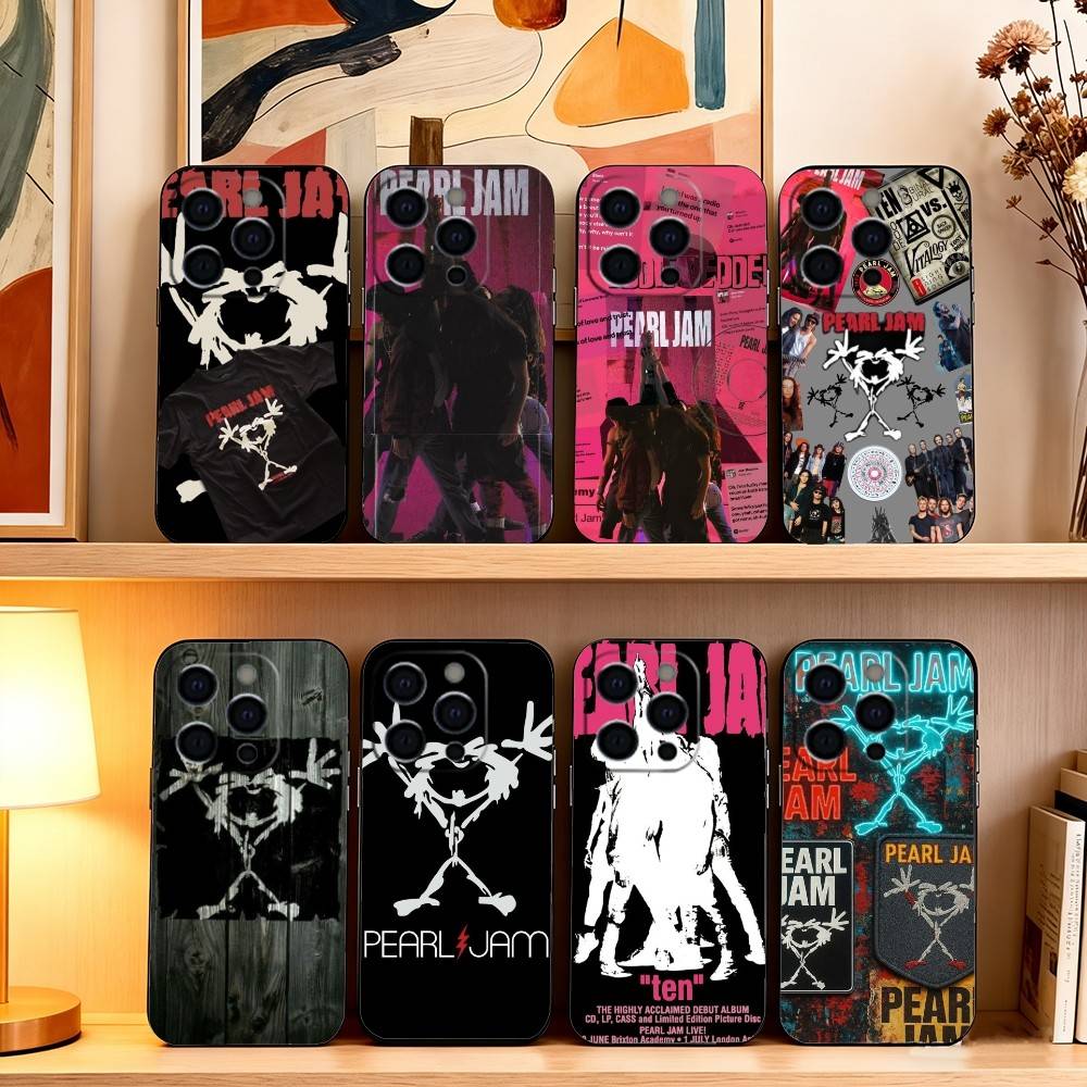 Band Pearl J-Jam Phone Case Silicone Soft For IPhone 17 16 15 14 13 12 11 X XR Plus Pro Max Plus
