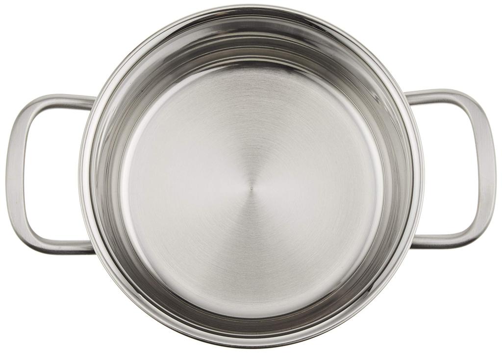 ZWILLING Pico Tiefer Edelstahltopf mit Glas, Japanischer Kochtopf, 14cm, 1,5L, Deckel, 66653-140 (Offizielles Produkt)