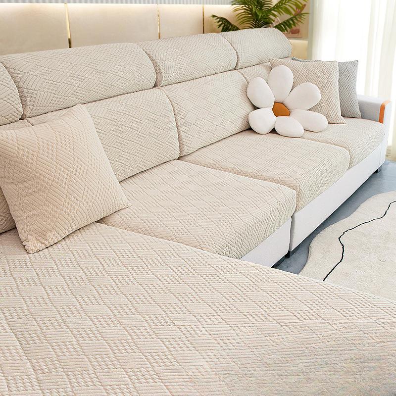 Elastic Sofa Cover Cover All-Inclusive Universal Cover Simple Four Seasons Universal Sofa Cushion Dustproof Cover Cloth