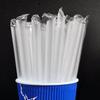 11mm Transparent Disposable Thick Straw for Boba Milk Tea with Individual Packaging