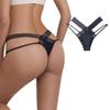 Hollow Ice Silk Underwear Women's Sports Fashion Outer See-through Low Waist Thin Belt Temptation Sexy Thong