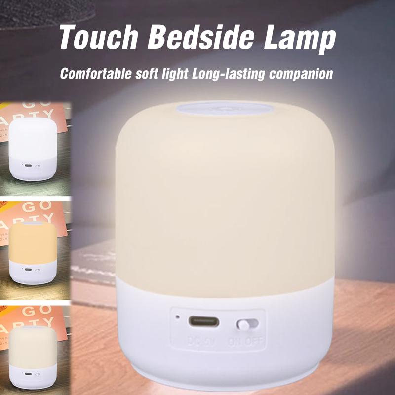 

Приліжкові світлодіодні нічники з регульованою яскравістю, зарядні настільні нічники для спальні, приліжкове освітлення, прикраса, сенсорні світлодіодні настільні лампи для читання