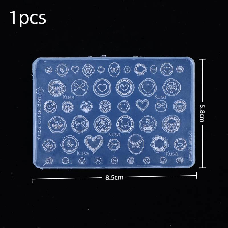 Cookie Baking Nail Mold Dog & Rabbit Fish Manicure Charms Supplies For Crafting Diy Nail Art Mold Gel Design Tools Accessories