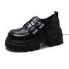 Fashion Flat Black Shoes For Women Oxfords Clogs Platform Autumn White Sneakers Round Toe Loafers With Fur Shallow Mouth Female Footwear